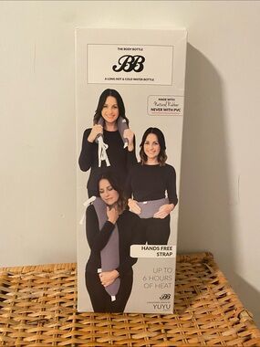 NEW | BB The Body Bottle Hands-Free Heat Pack - Lavender | Natural Rubber